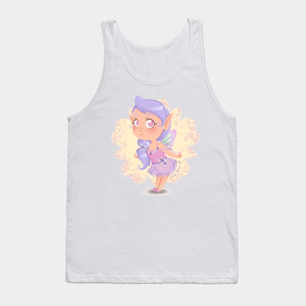 Chibi fairy Tank Top by SilveryDreams